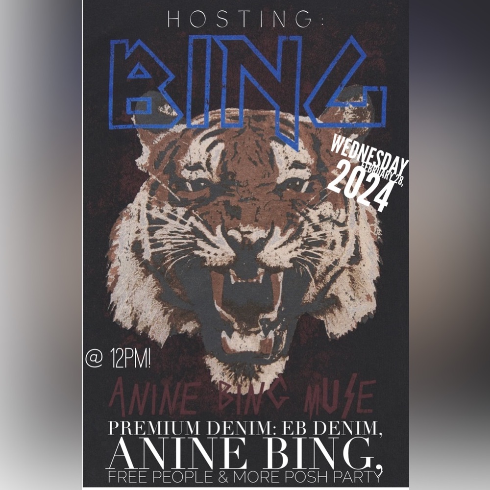 🎈Hosting: Premium Denim: EB Denim, Anine Bing, Free People & More Posh Party!